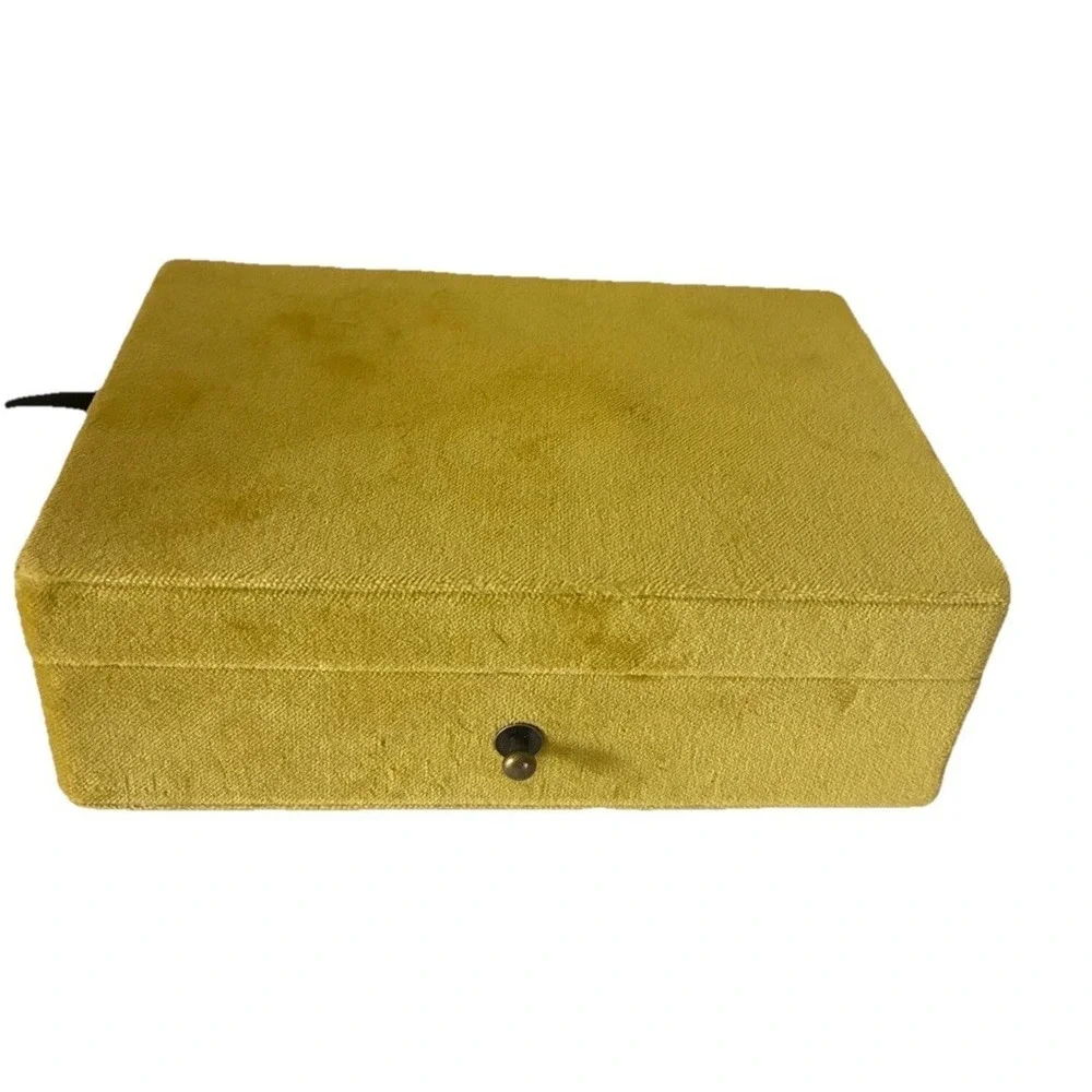 Gucci Box Dust Bag Chartreuse For Exchangeable Top Rim Glasses‎ Jewelry 7.5x5x3